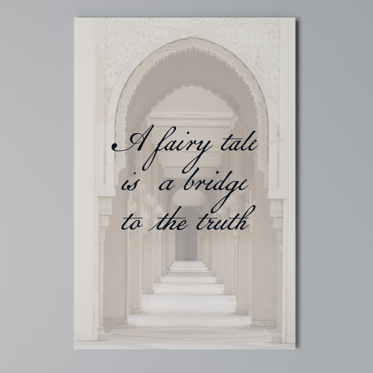 DREAMLIKE PASSAGE Vertical Canvas Print