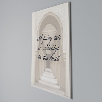 DREAMLIKE PASSAGE Vertical Canvas Print