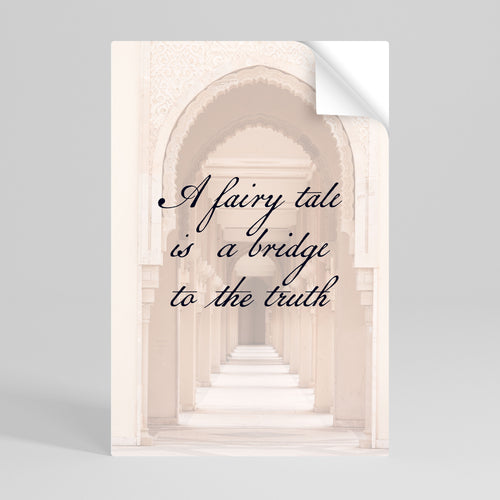 DREAMLIKE PASSAGE Peel and Stick Vertical Poster