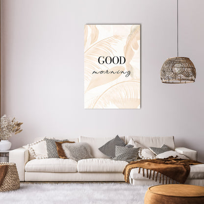 MORNING MIST MAGIC Vertical Canvas Print