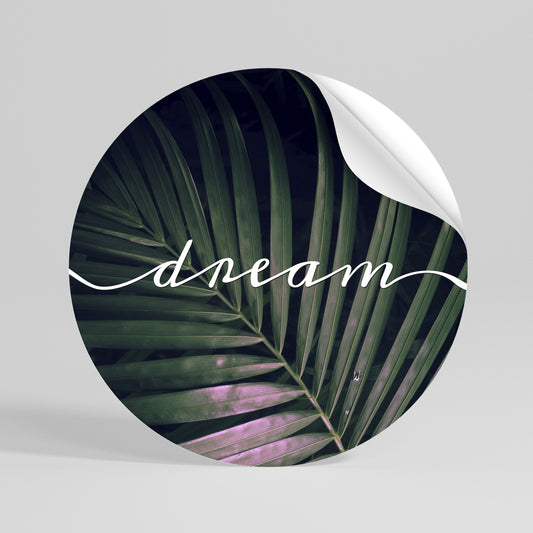 LUSH DREAMSCAPE Kulatá samolepka
