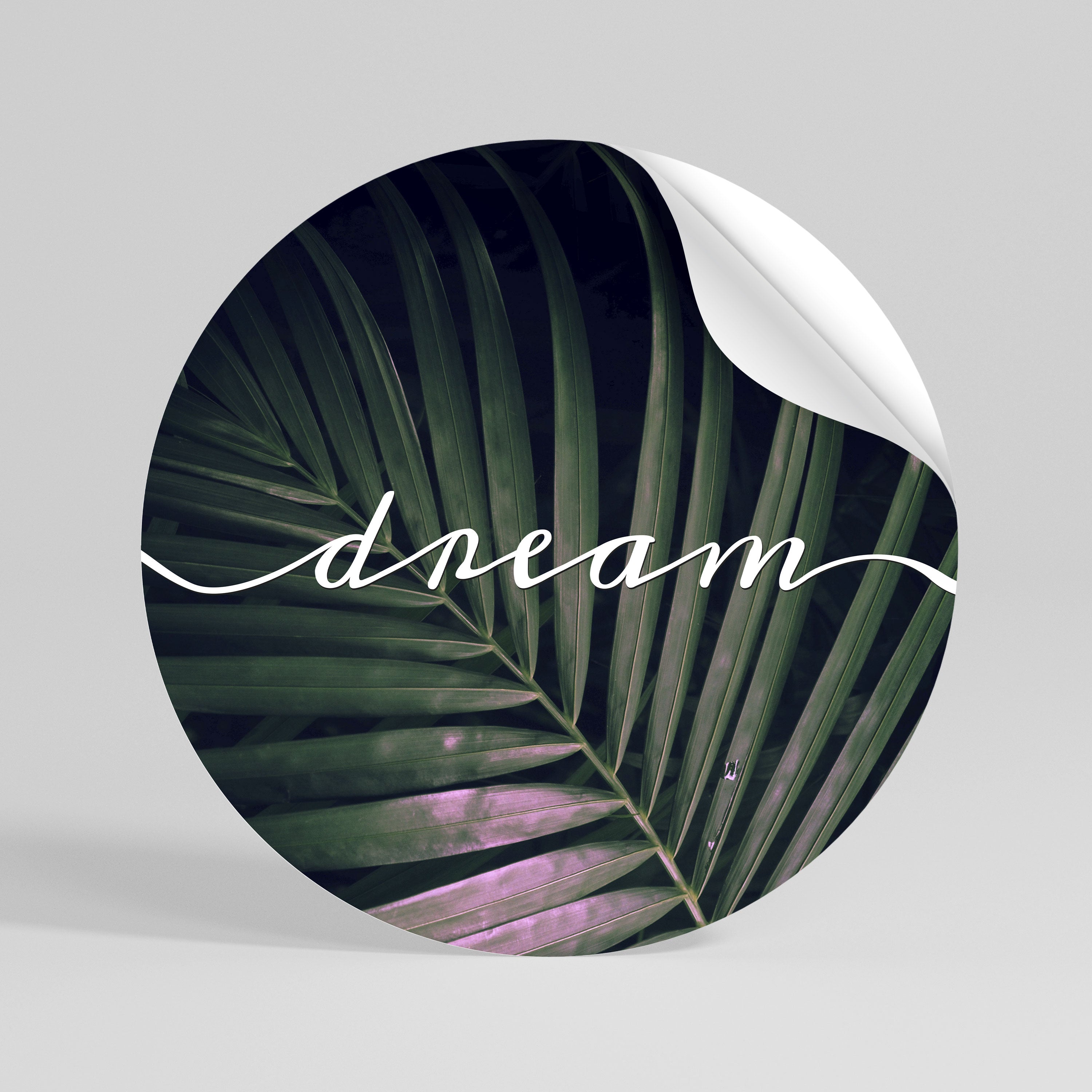 LUSH DREAMSCAPE Kulatá samolepka