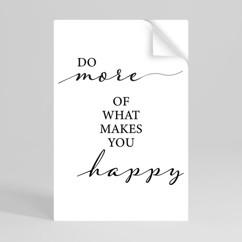 PURSUIT OF JOY Svislý samolepicí plakát