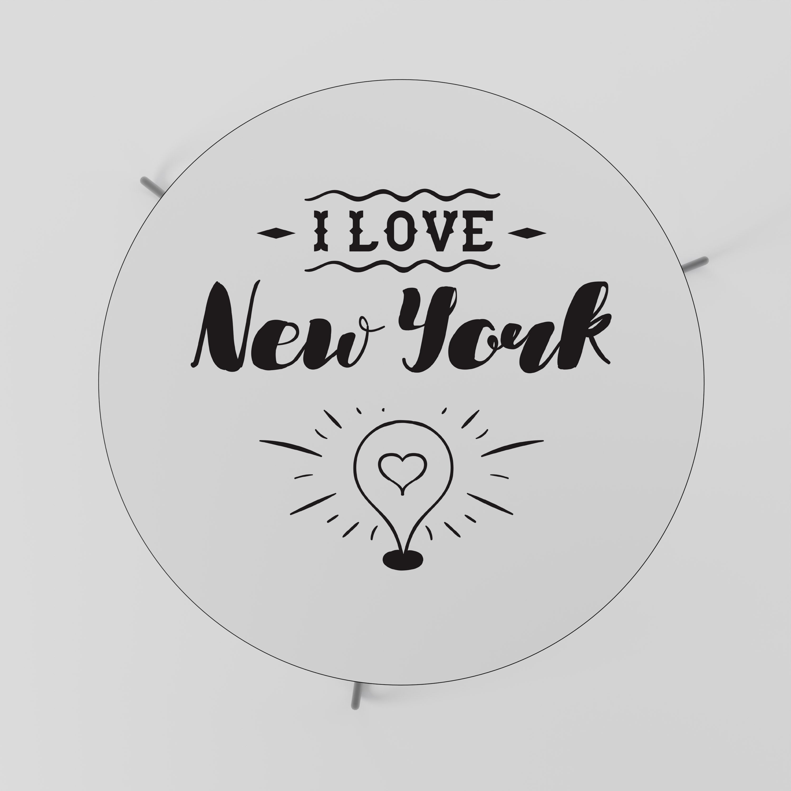 I LOVE NEW YORK Konferenční stolek