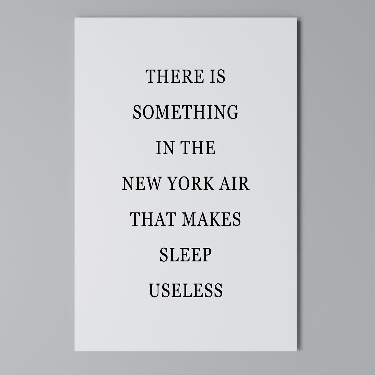 NEW YORK NIGHTS UNREST Vertical Canvas Print