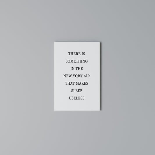 NEW YORK NIGHTS UNREST Vertical Canvas Print