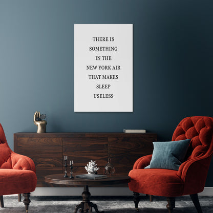 NEW YORK NIGHTS UNREST Vertical Canvas Print