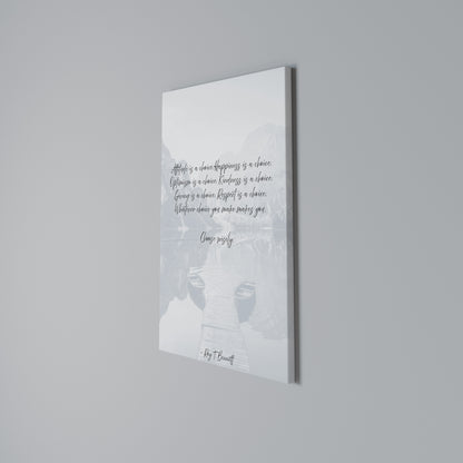CHOICES IN REFLECTION Vertical Canvas Print