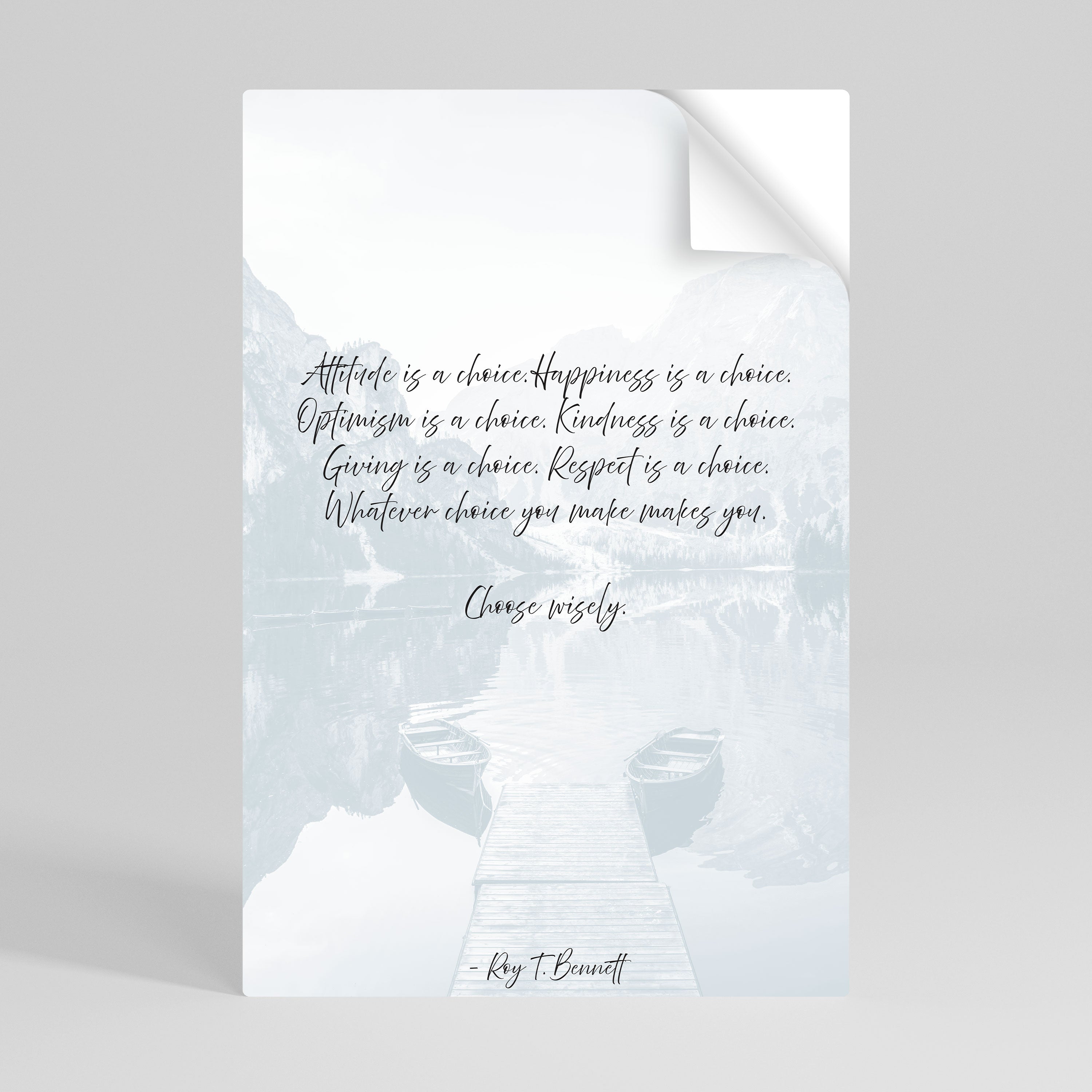 CHOICES IN REFLECTION Svislý samolepicí plakát