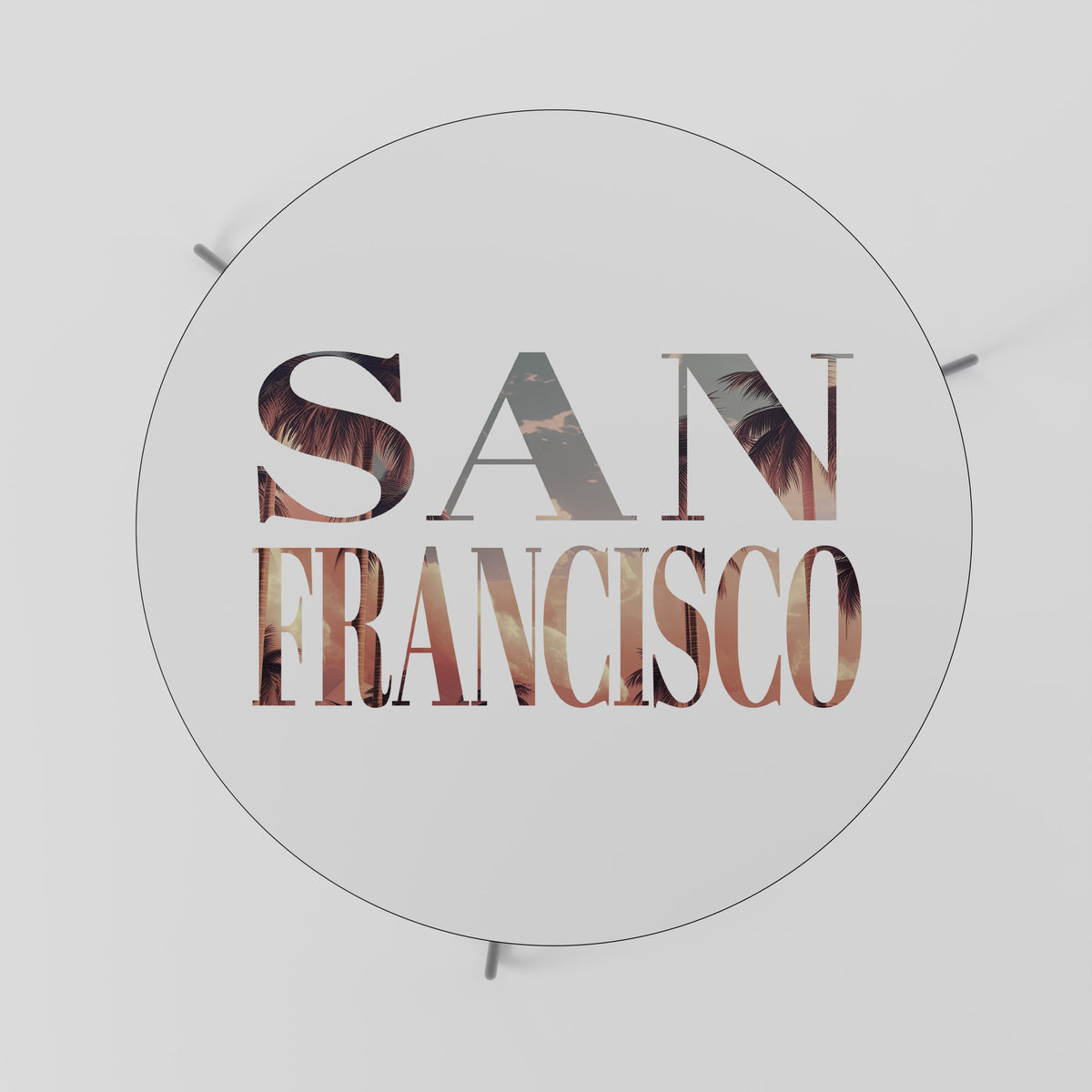 SAN FRANCISCO Konferenční stolek