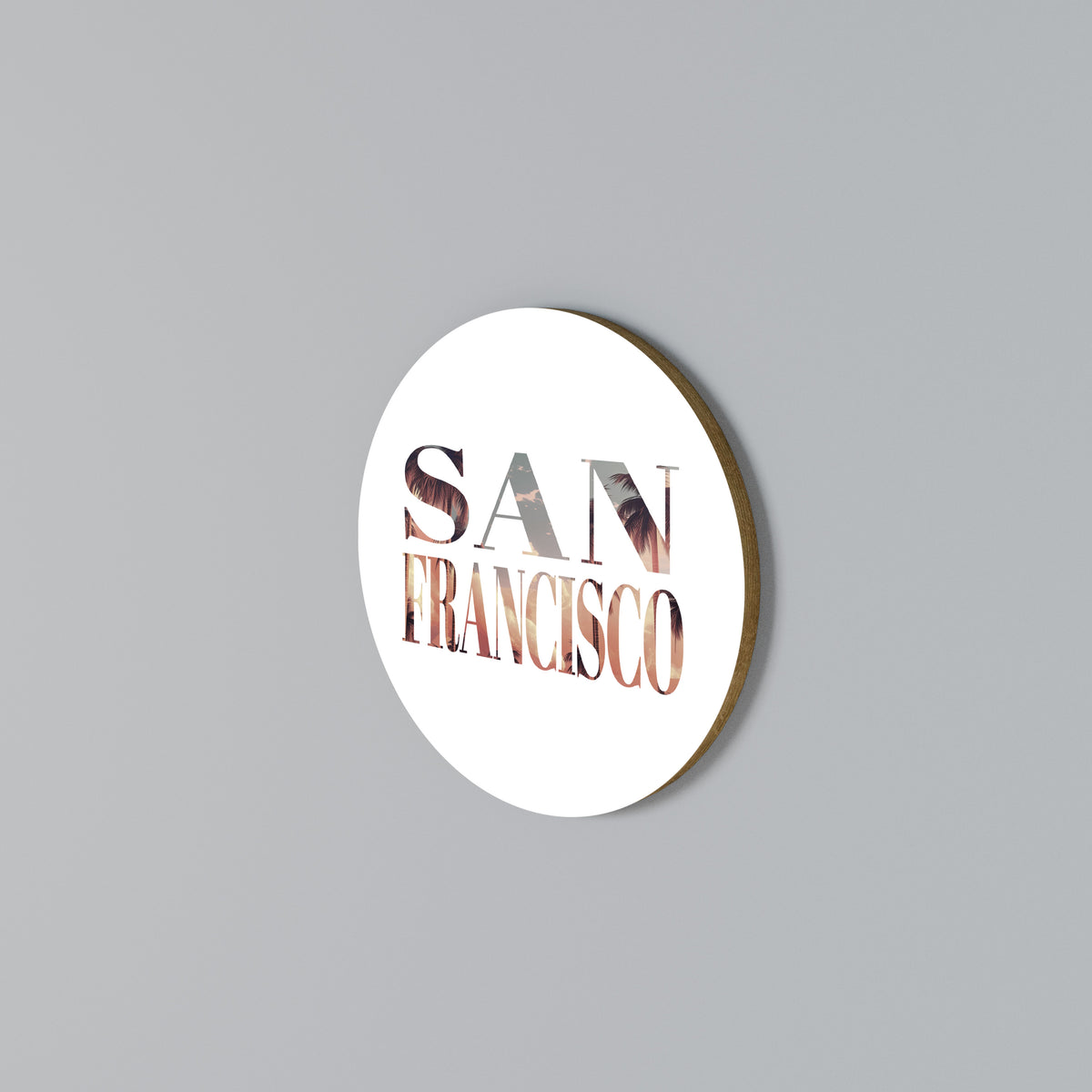 SAN FRANCISCO Kulatá nástěnná dekorace