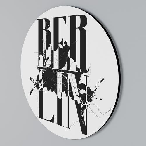 BOLD HORIZONS OF BERLIN Kulatá nástěnná dekorace