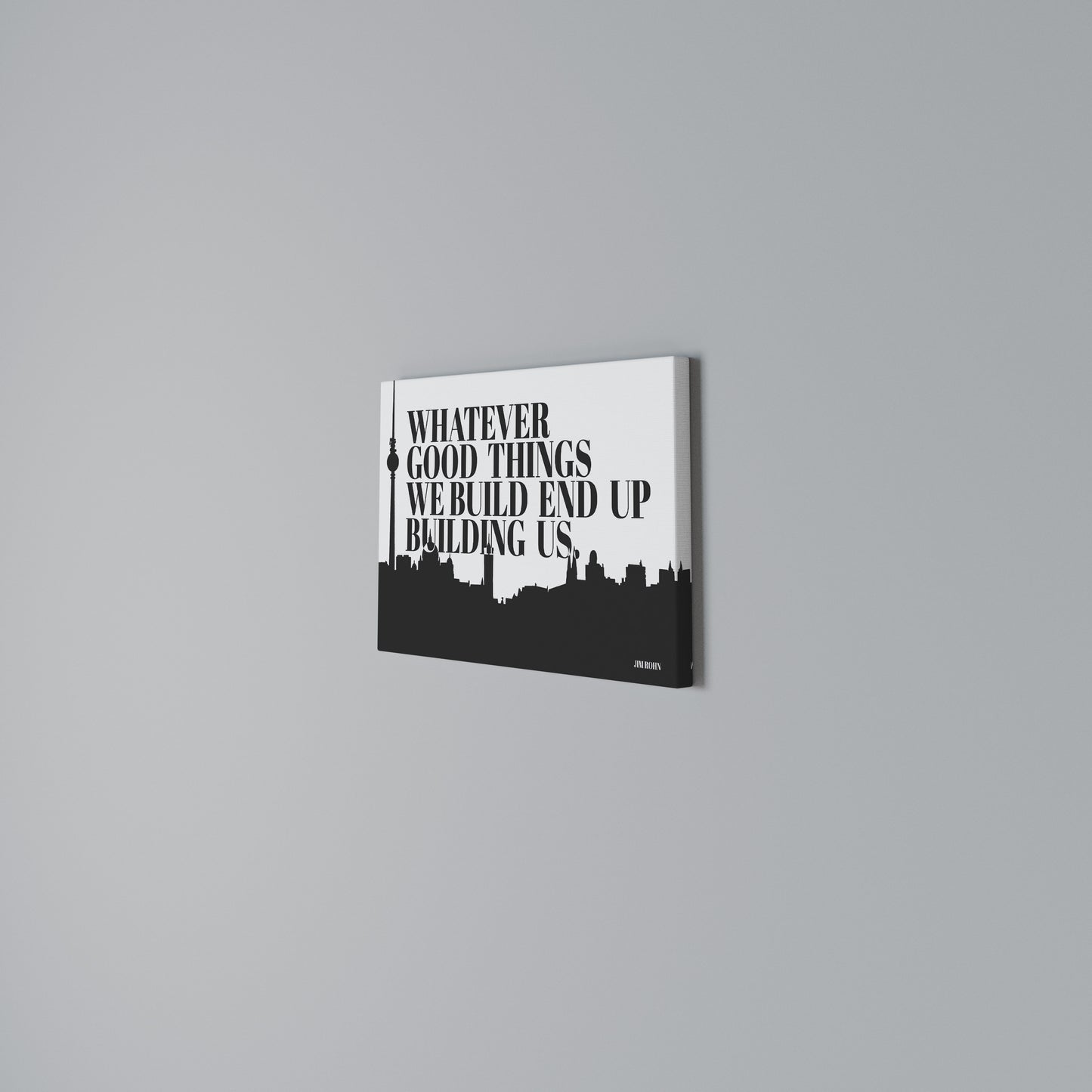 BUILDING OUR LEGACY Horizontal Canvas Print