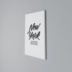 AWAKE IN NYC Vertical Canvas Print