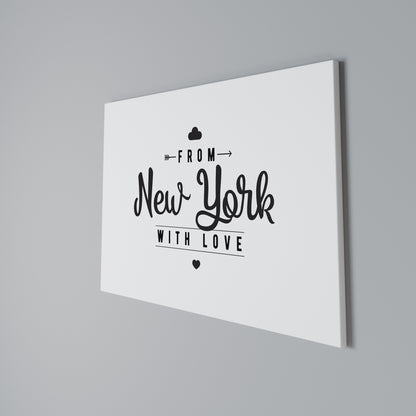 NEW YORK HEARTBEAT Horizontal Canvas Print