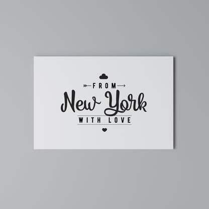 NEW YORK HEARTBEAT Horizontal Canvas Print