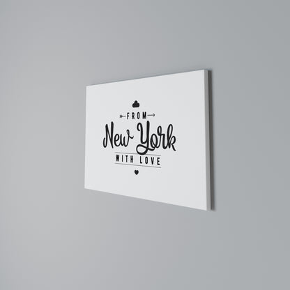 NEW YORK HEARTBEAT Horizontal Canvas Print