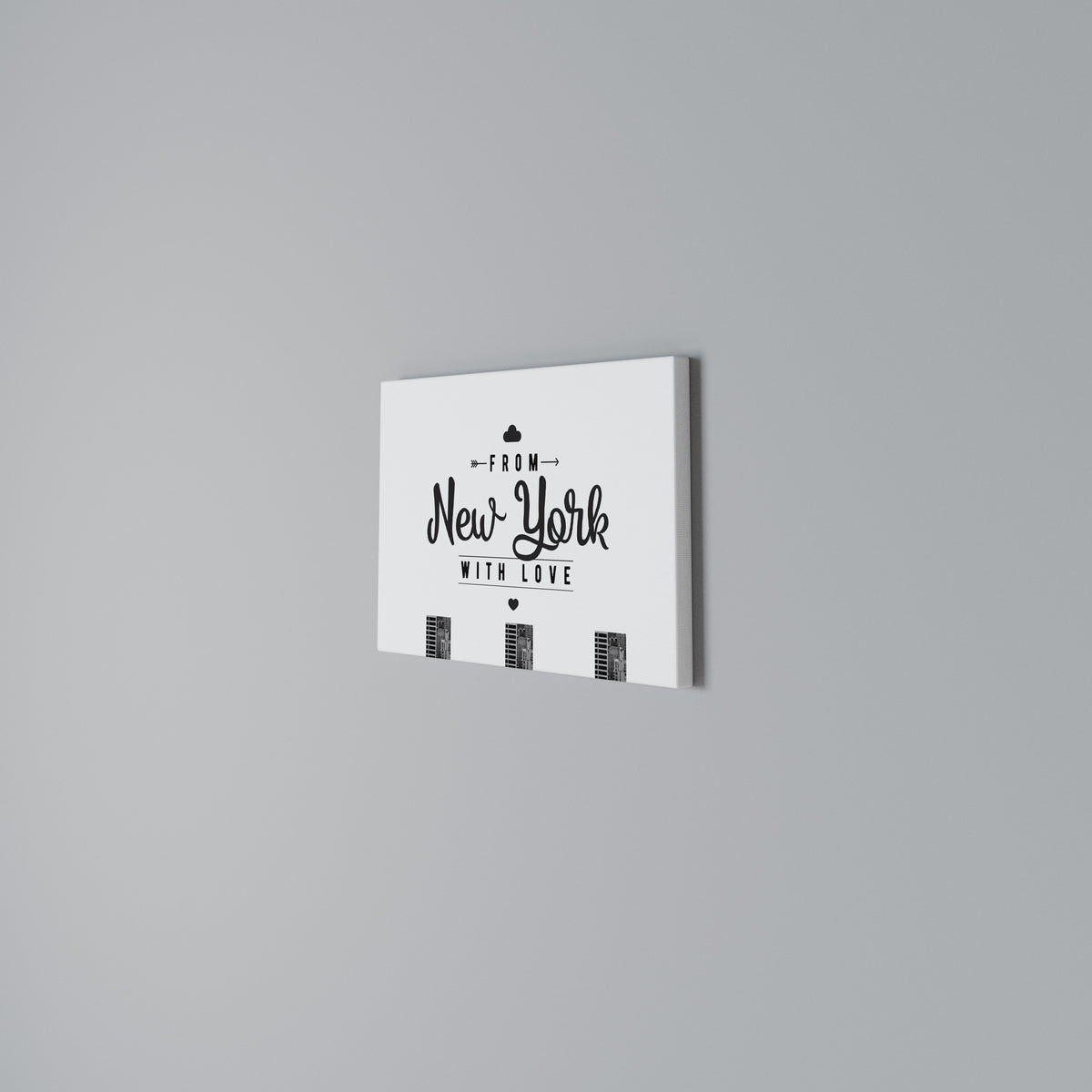 NEW YORK HEARTBEAT Horizontal Canvas Print