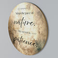 HARMONY WITH NATURE Round Wall Art