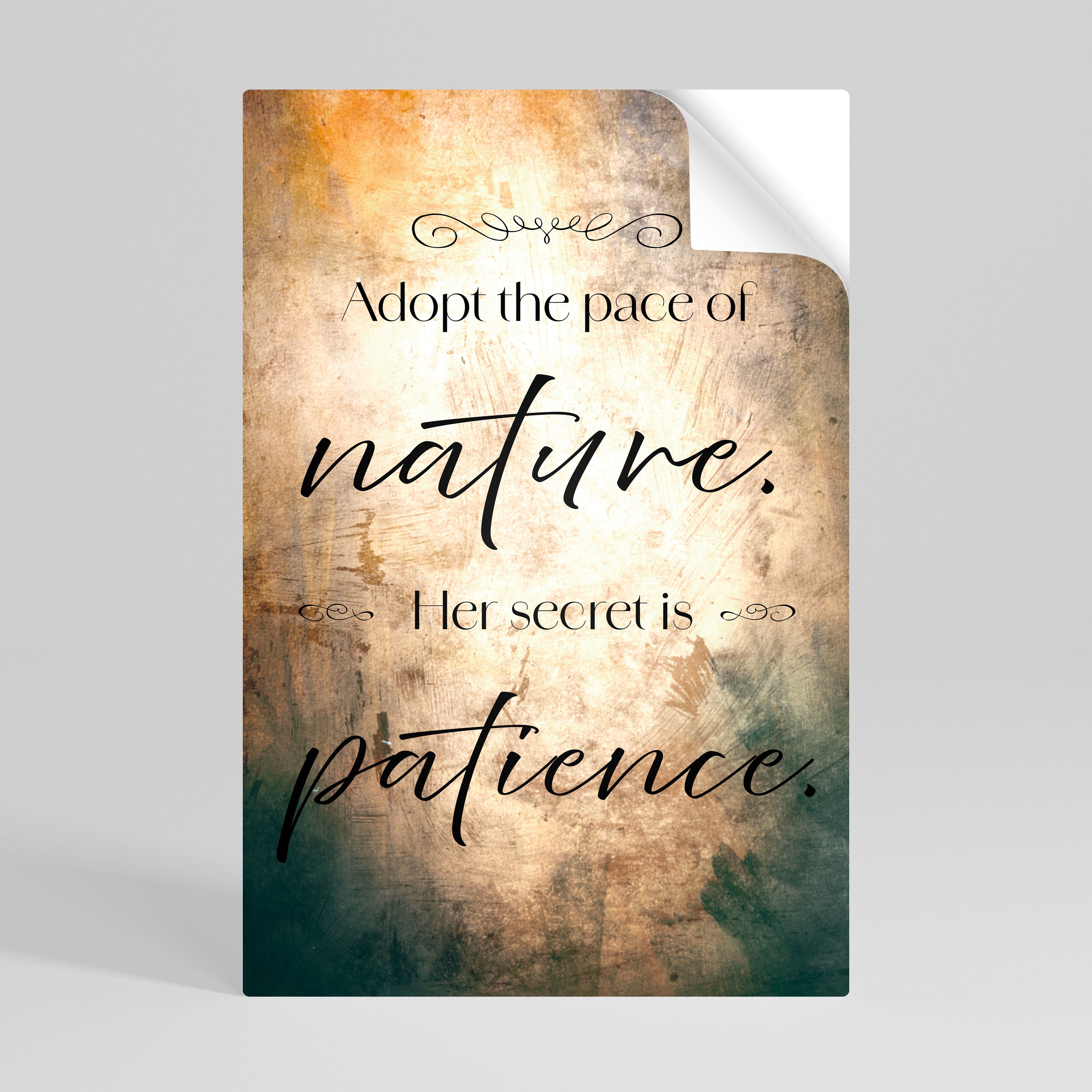 HARMONY WITH NATURE Svislý samolepicí plakát