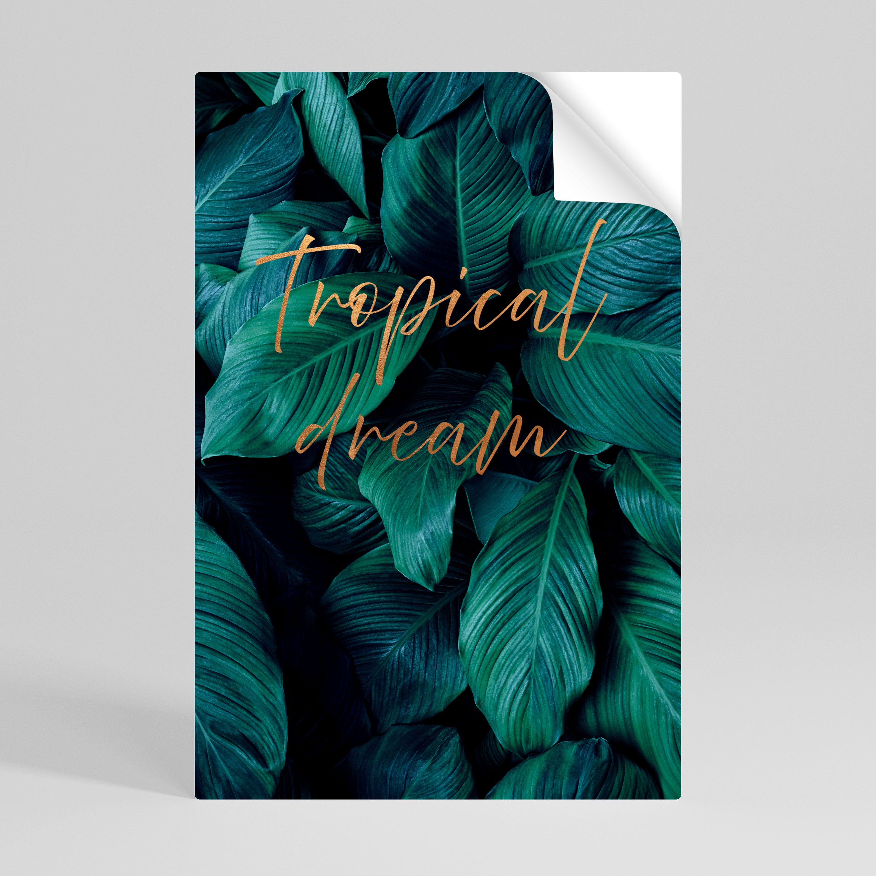 TROPICAL BLISS Svislý samolepicí plakát