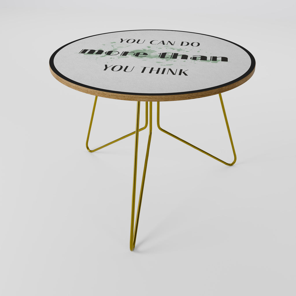 BELIEVE AND ACHIEVE Coffee Table