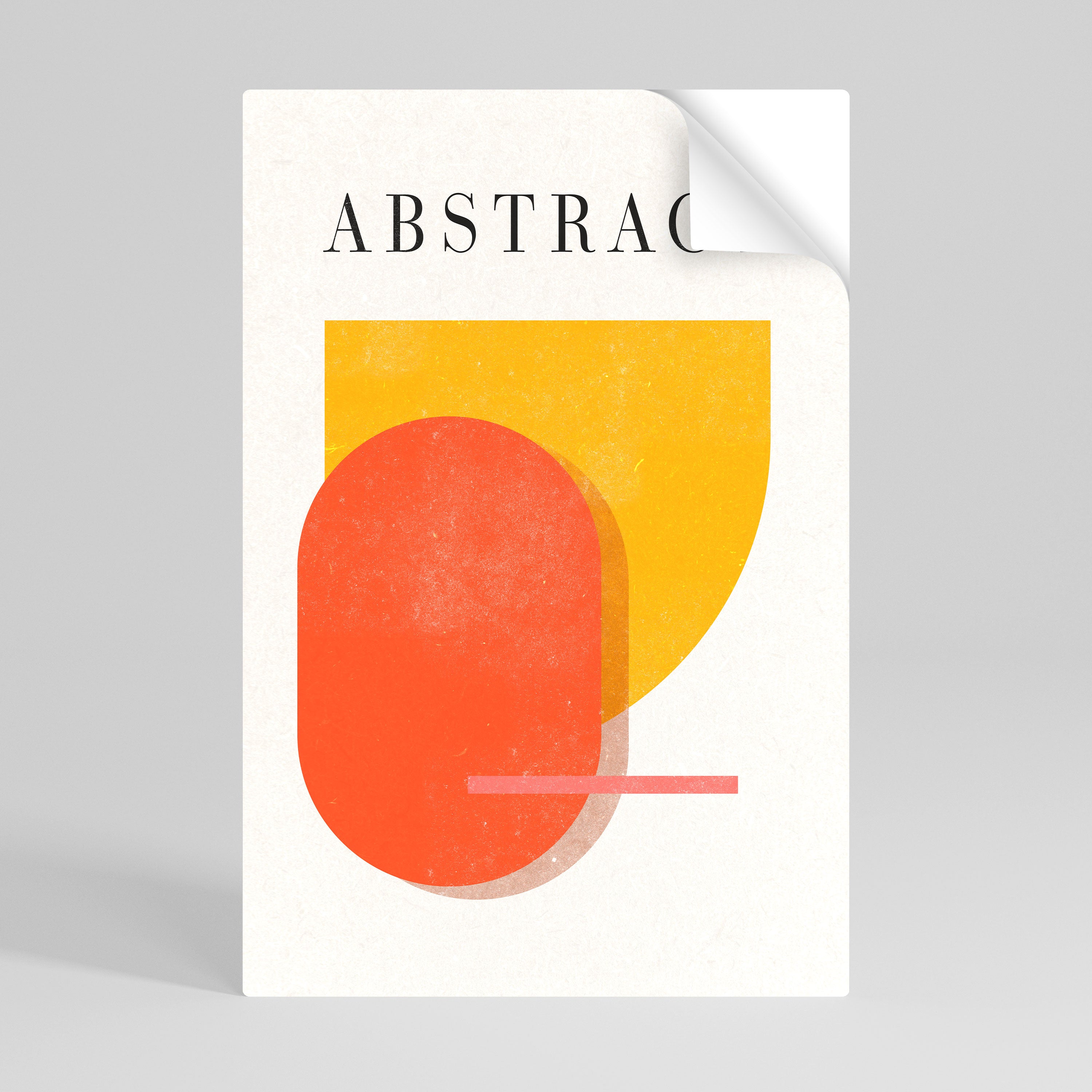 PLAYFUL COMPOSITION Svislý samolepicí plakát