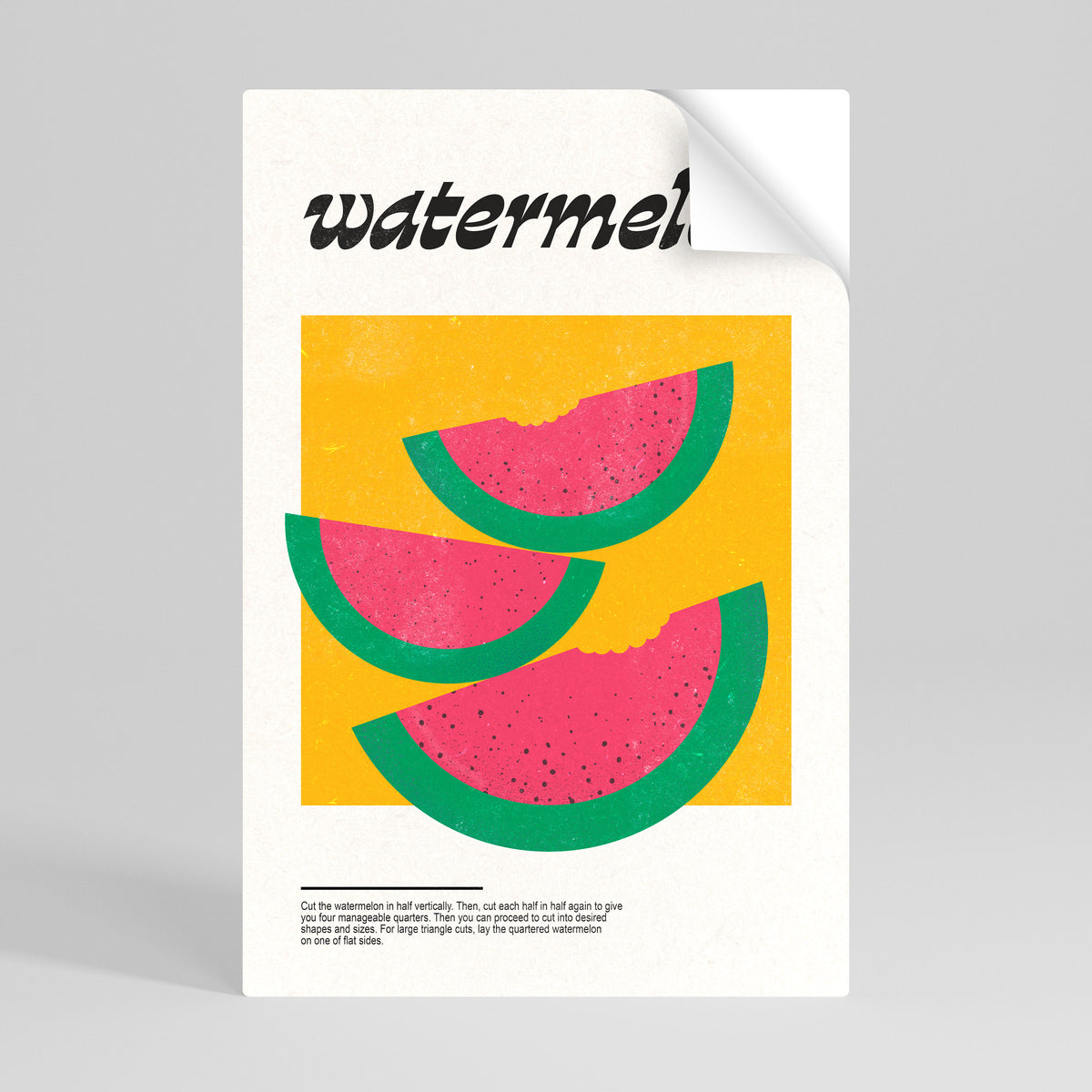WATERMELON WHIMSY Svislý samolepicí plakát