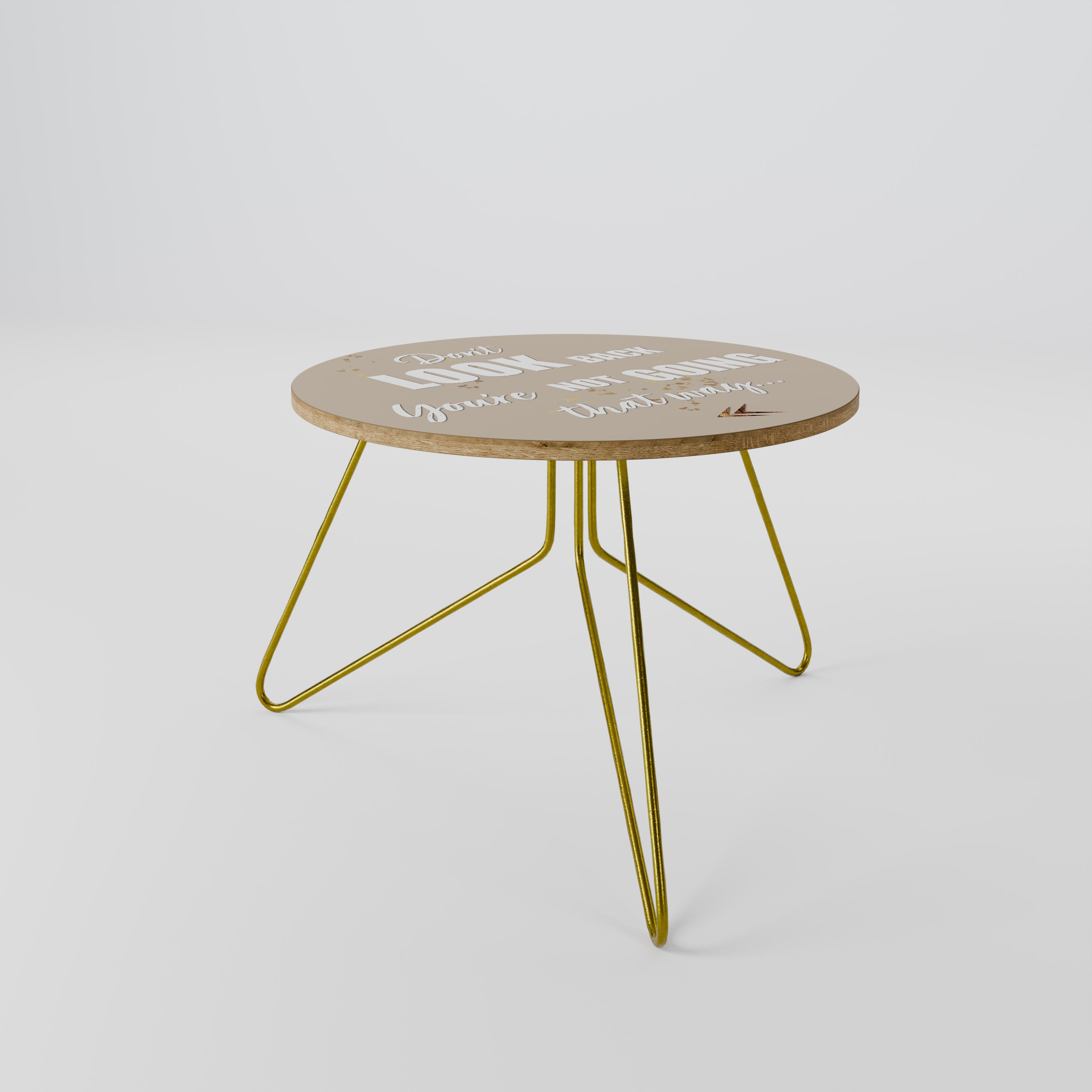 MOVE FORWARD BRAVELY Konferenční stolek