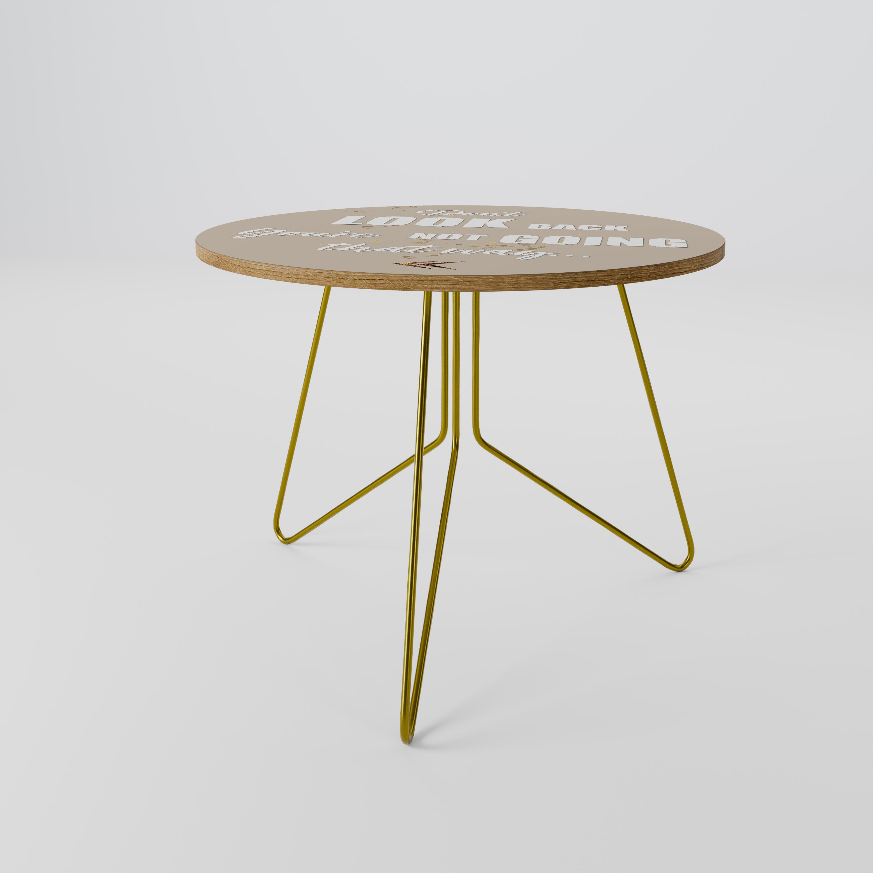 MOVE FORWARD BRAVELY Konferenční stolek