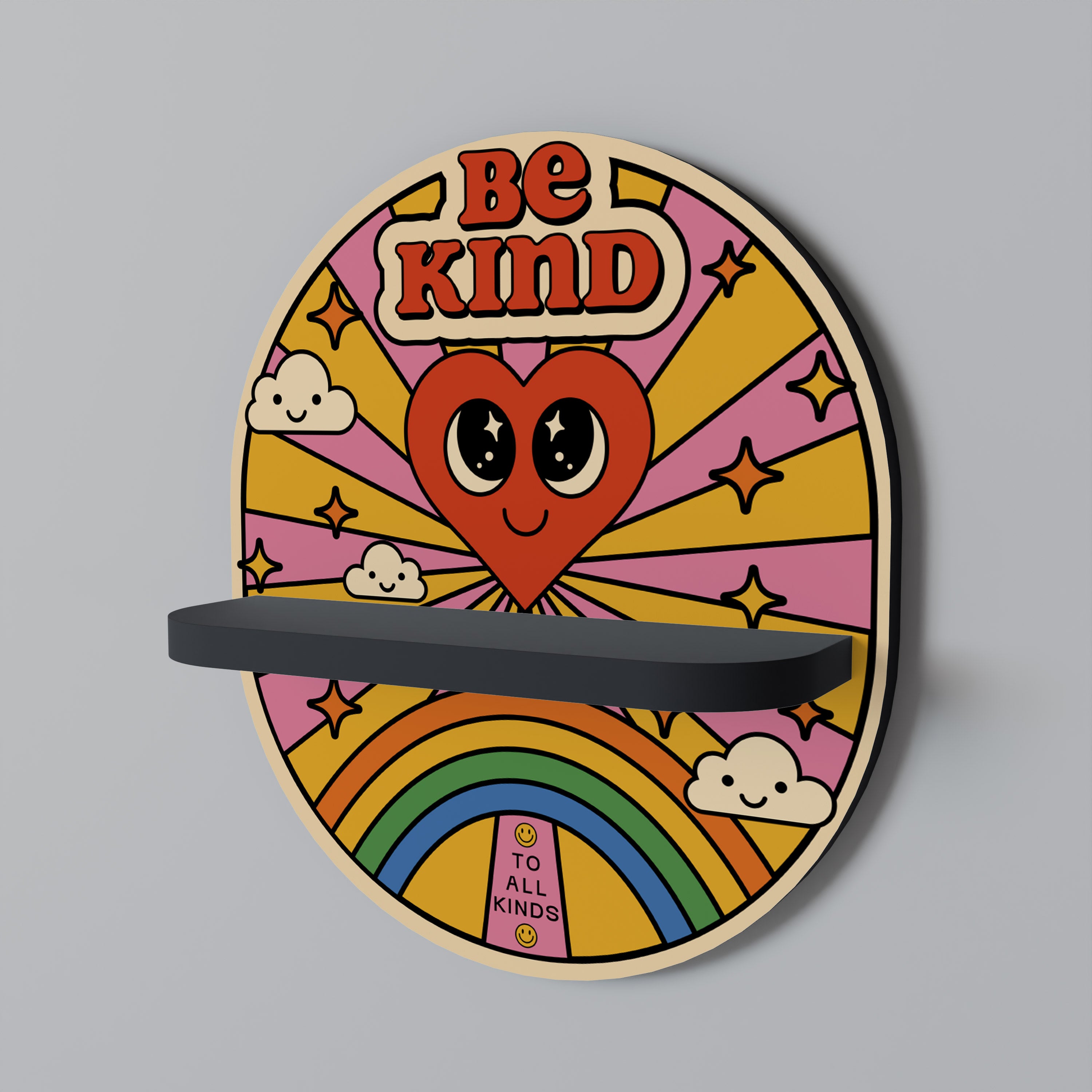 BE KIND Designová police