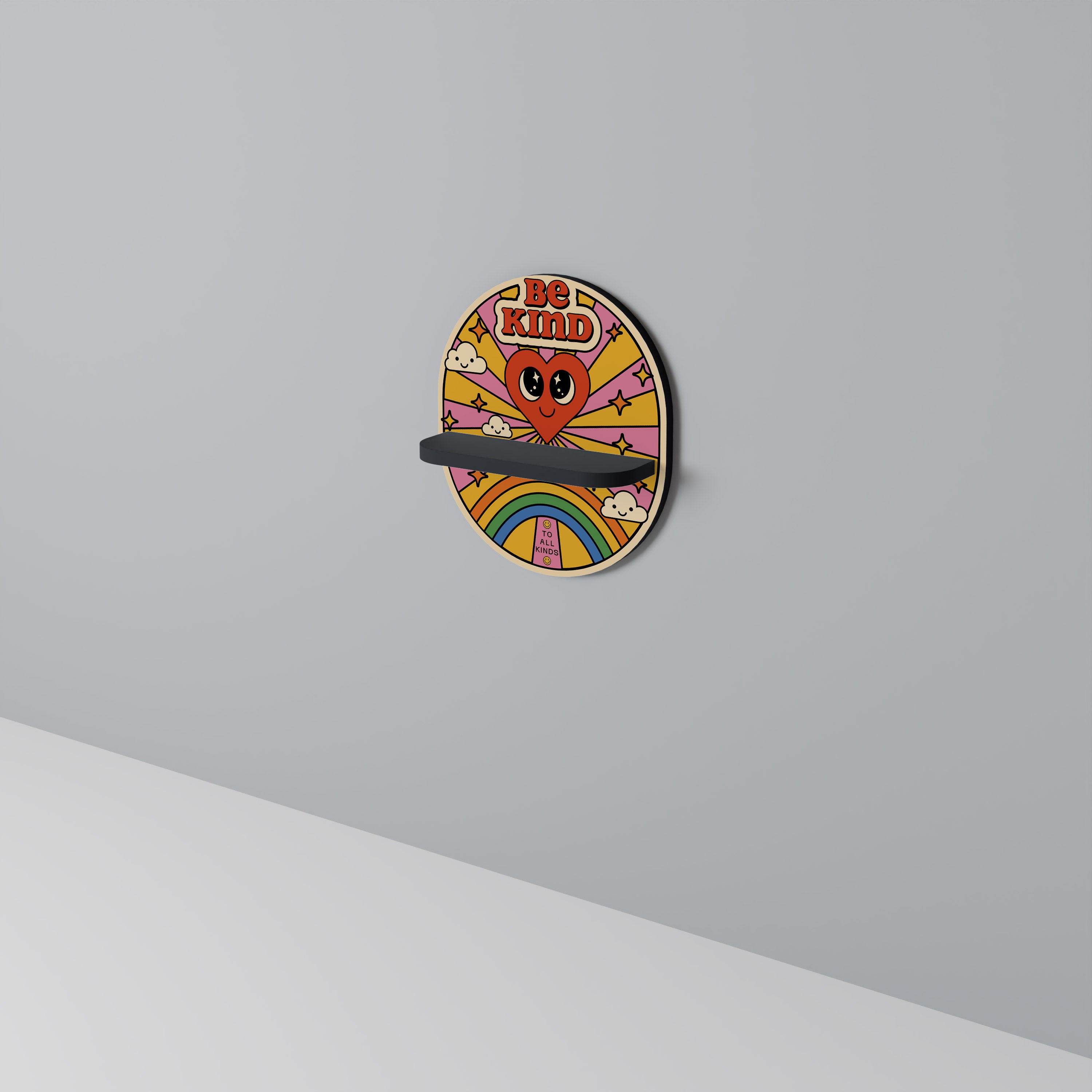 BE KIND Designová police