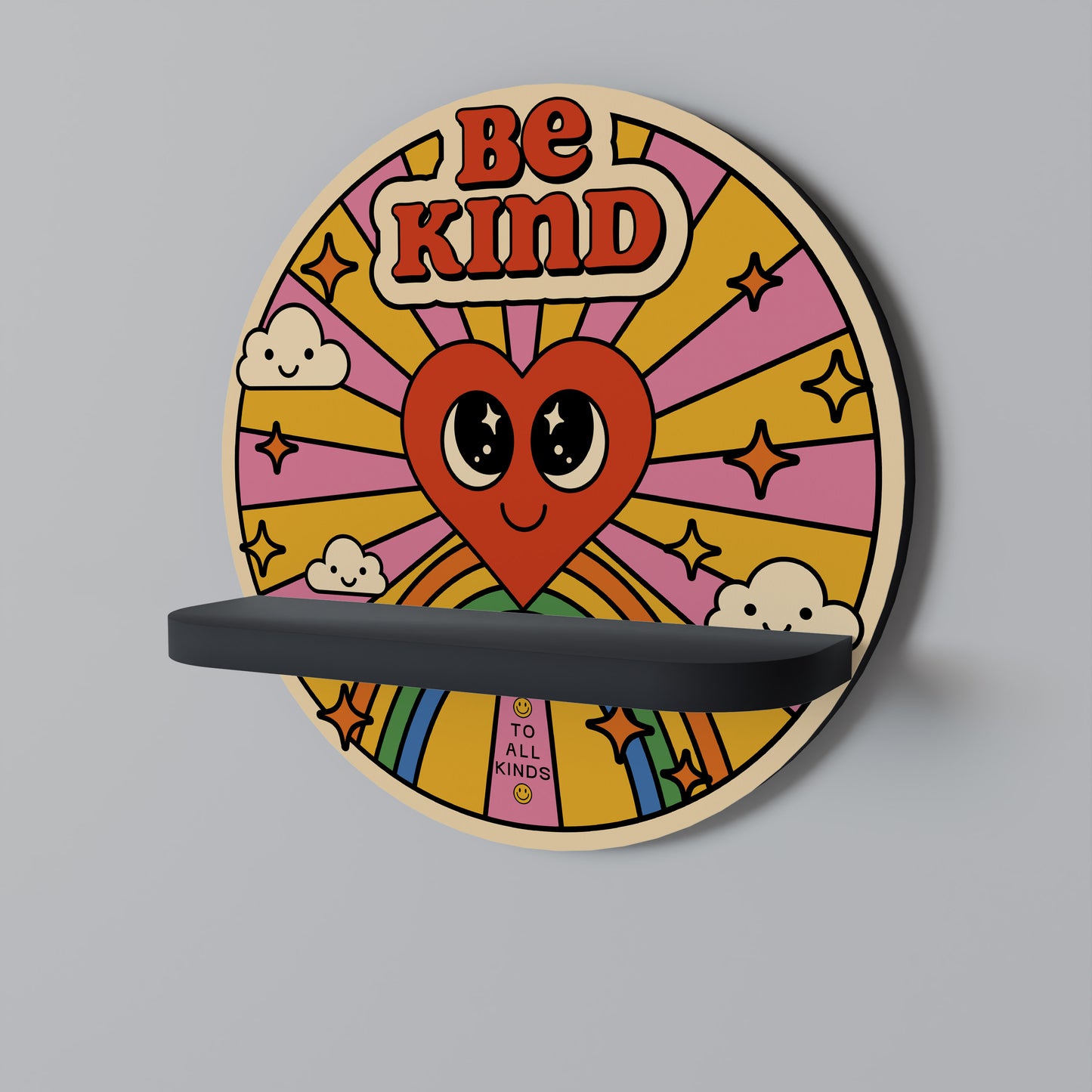 BE KIND Designová police