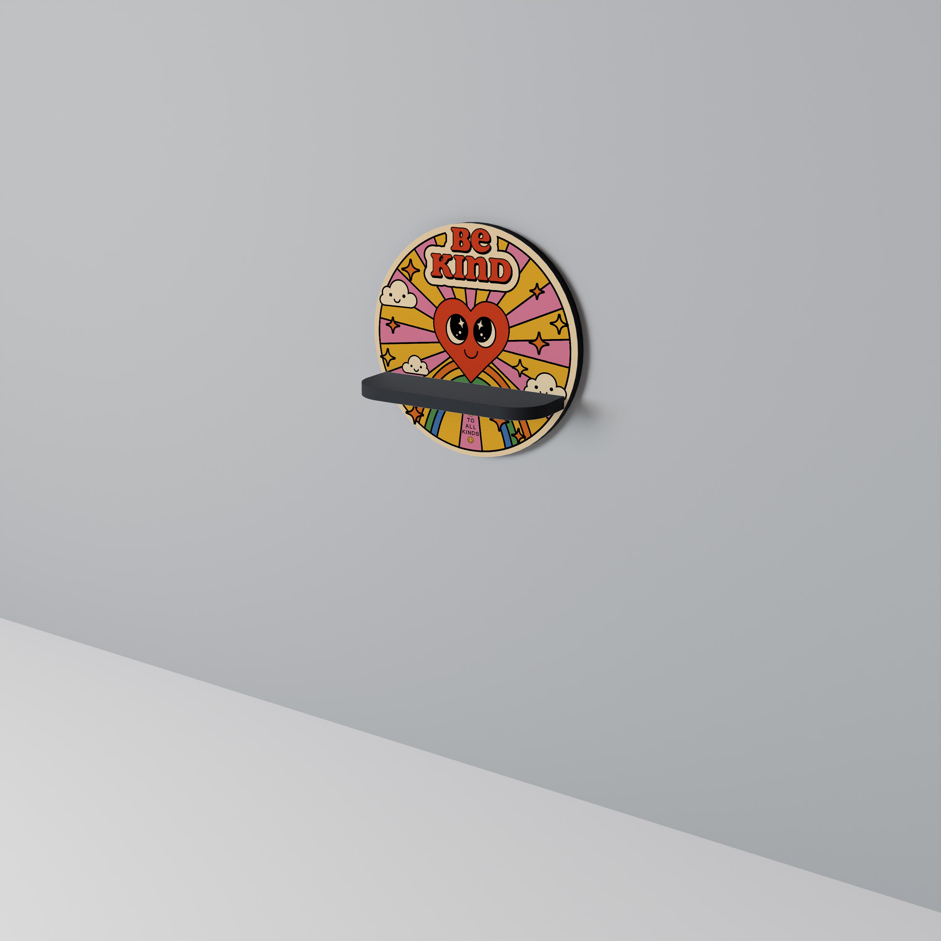 BE KIND Designová police