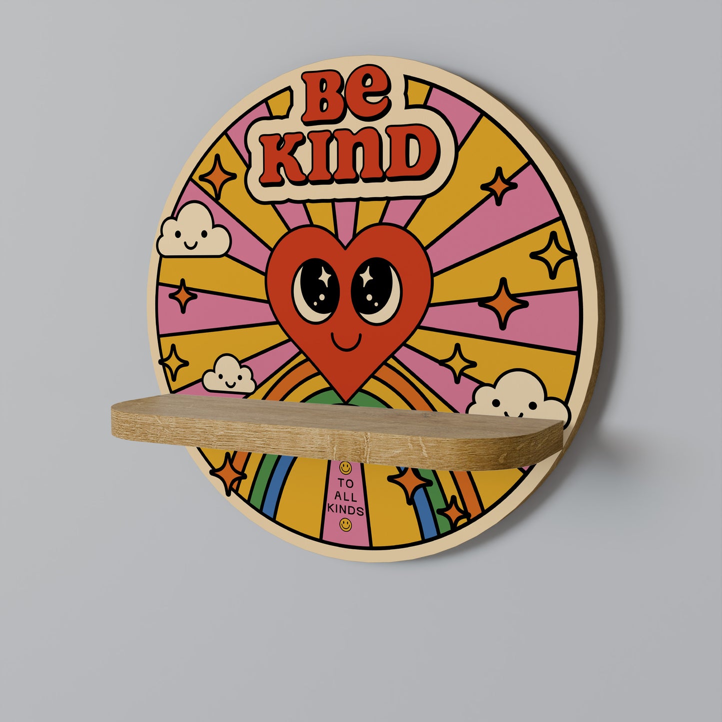 BE KIND Designová police