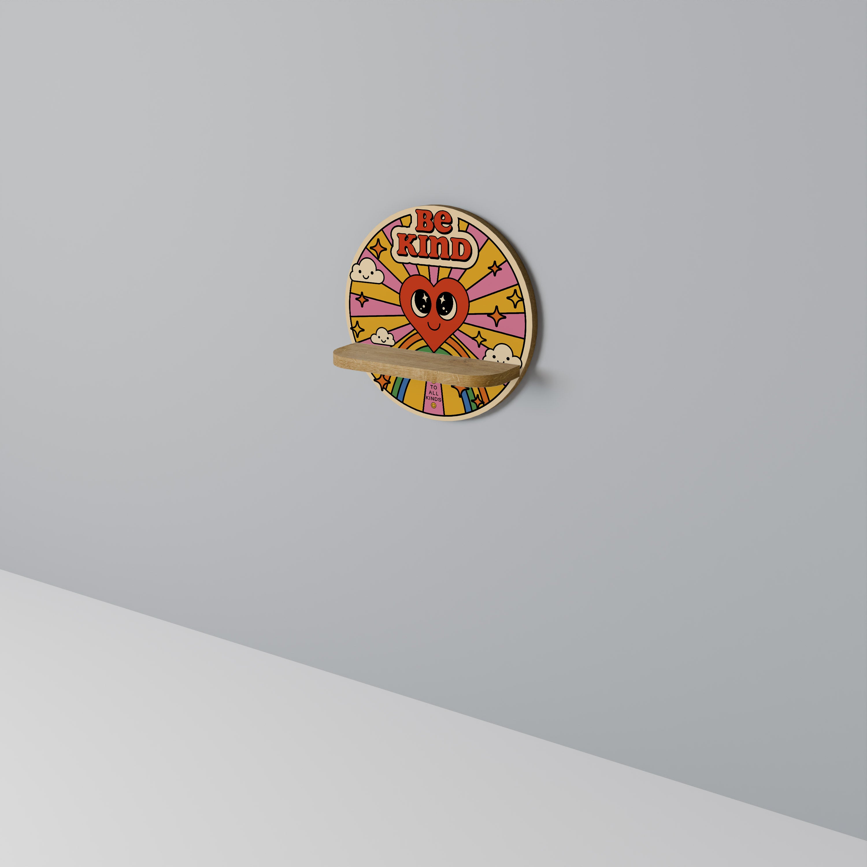 BE KIND Designová police