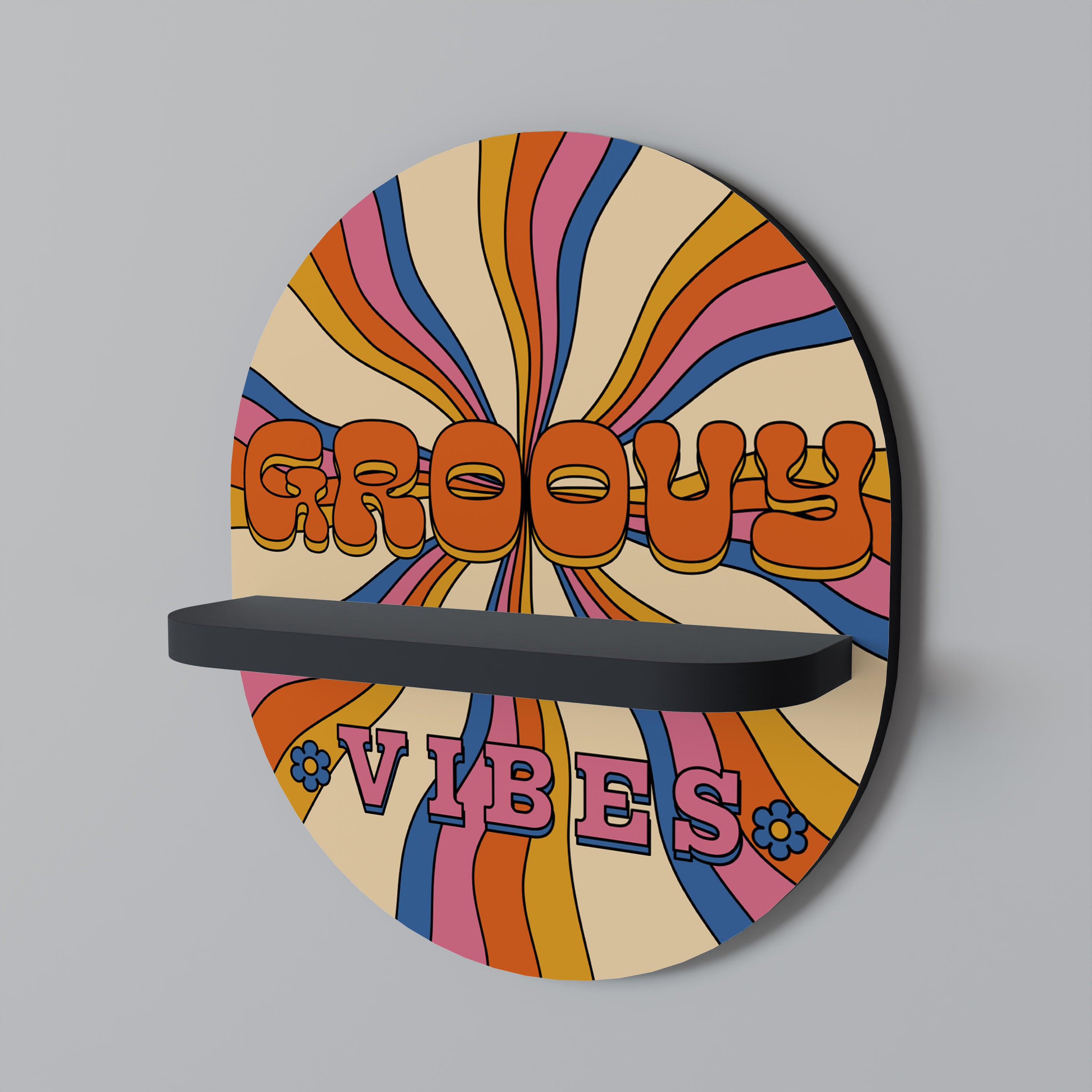 RADIANT GROOVY VIBES Designová police