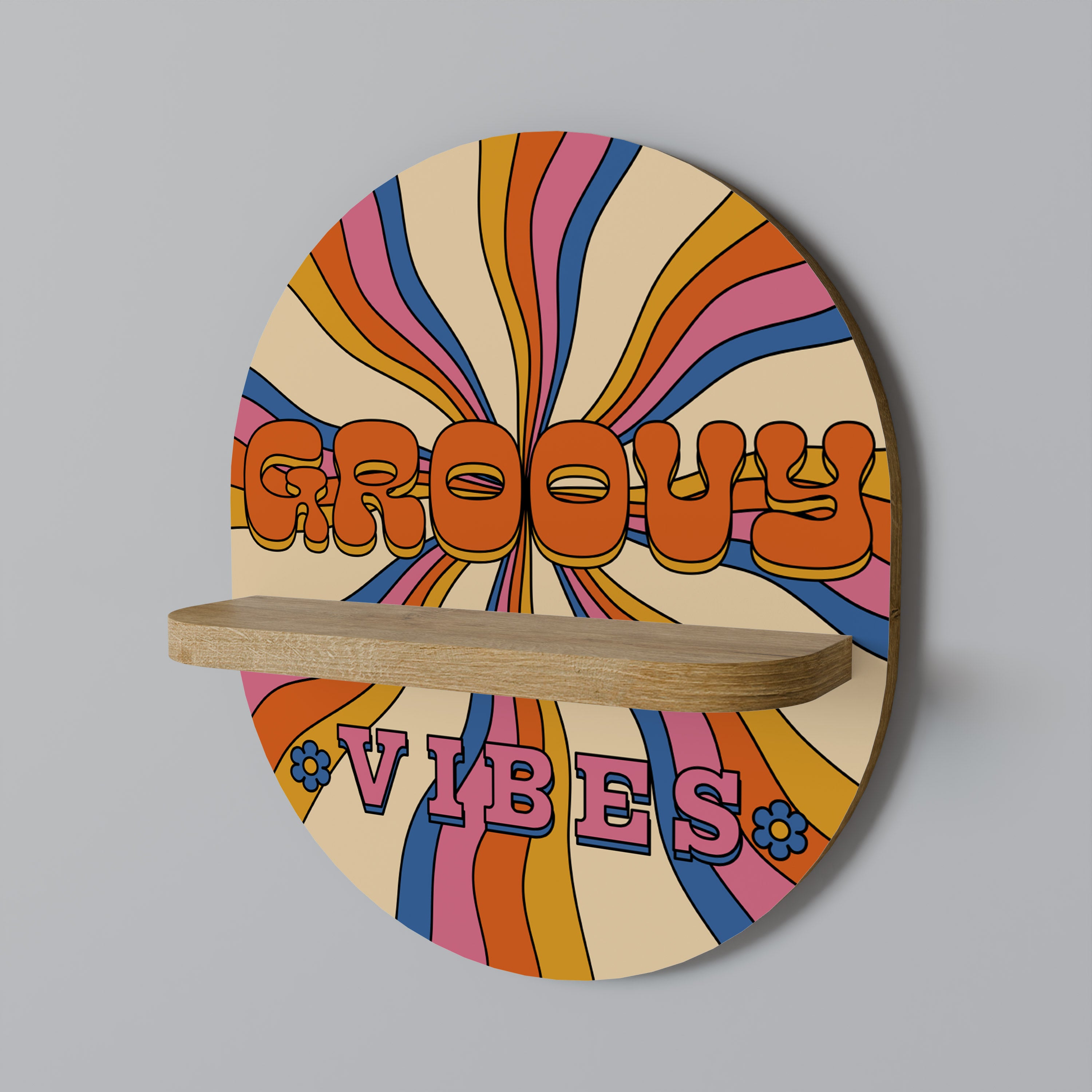 RADIANT GROOVY VIBES Designová police