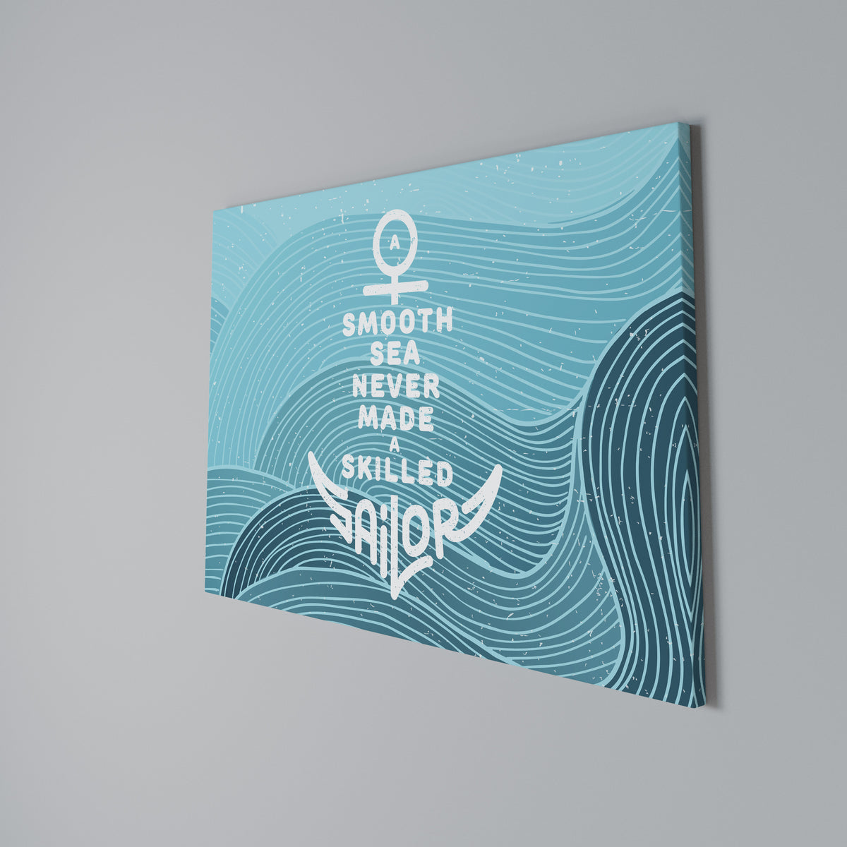 SKILLED SAILOR Horizontal Canvas Print