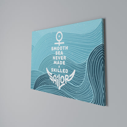 SKILLED SAILOR Horizontal Canvas Print