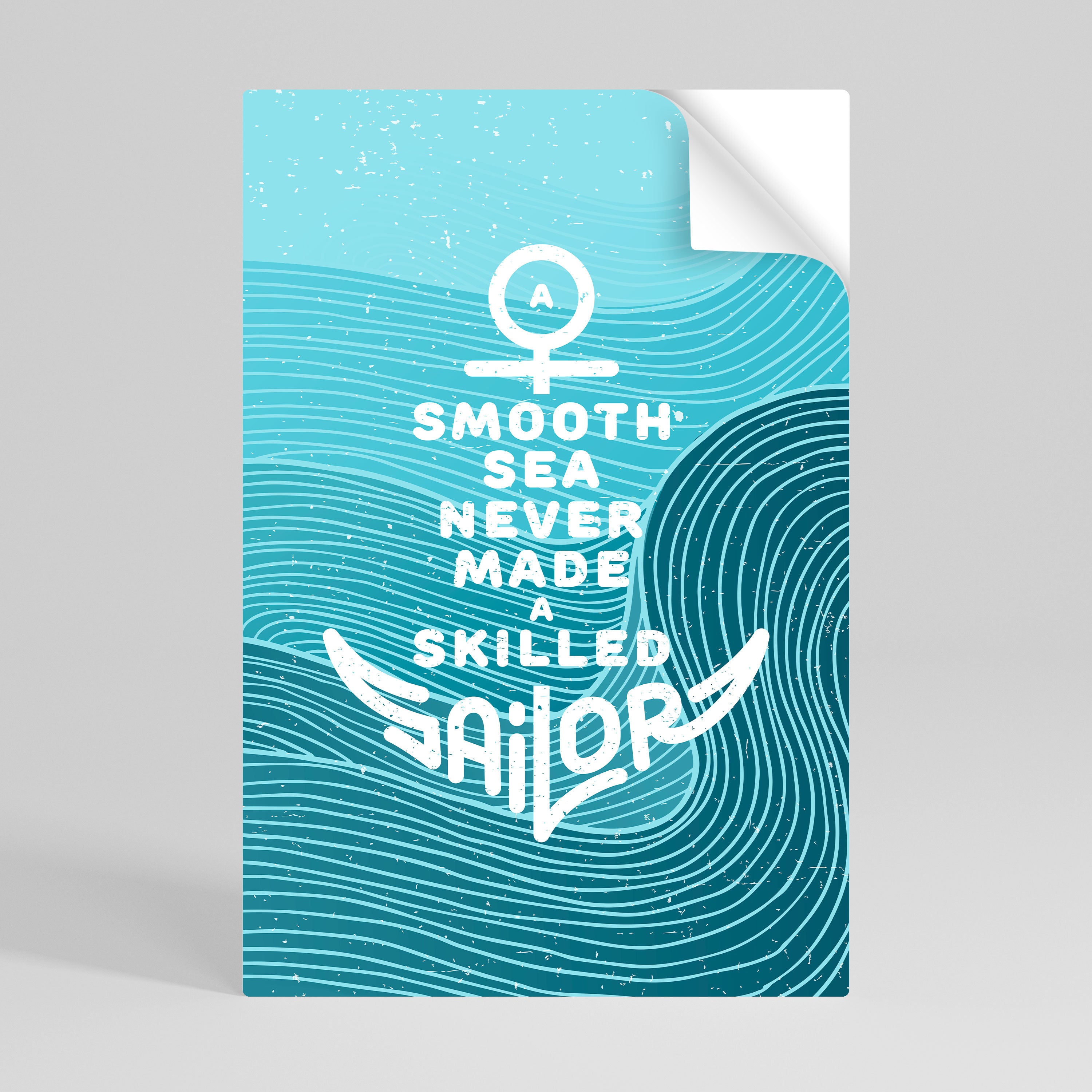 SKILLED SAILOR Svislý samolepicí plakát