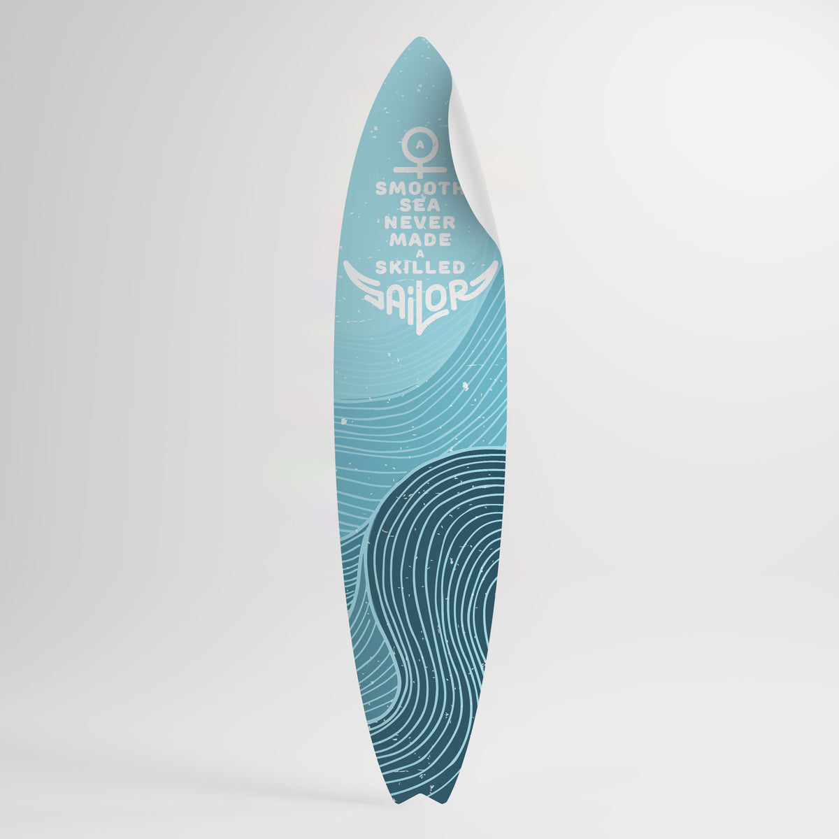 SKILLED SAILOR Samolepka ve tvaru surfu