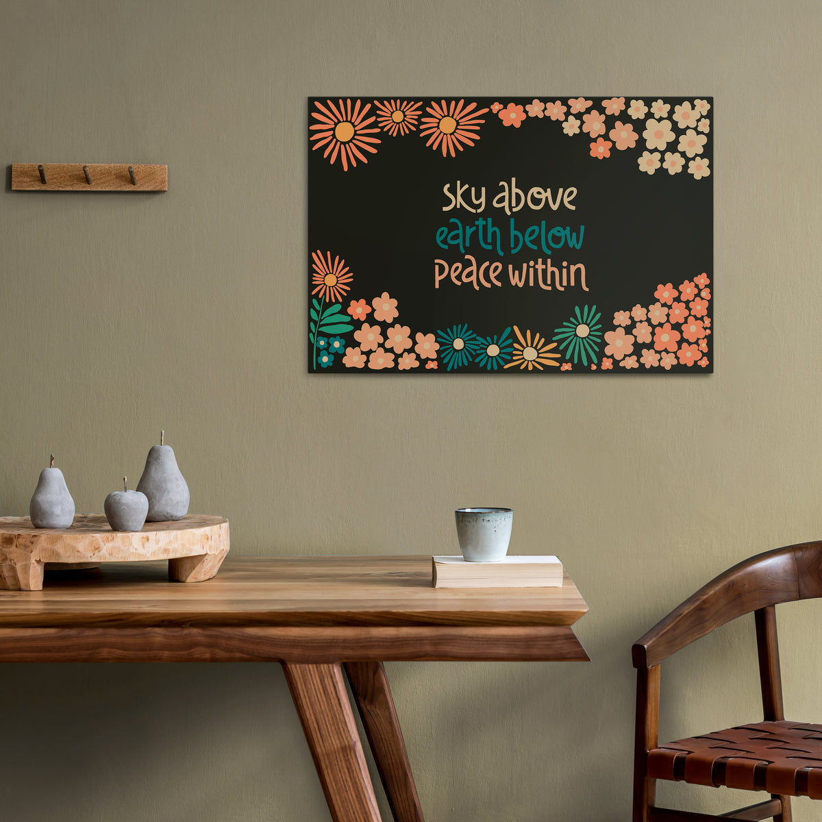 PEACE WITHIN Horizontal Canvas Print
