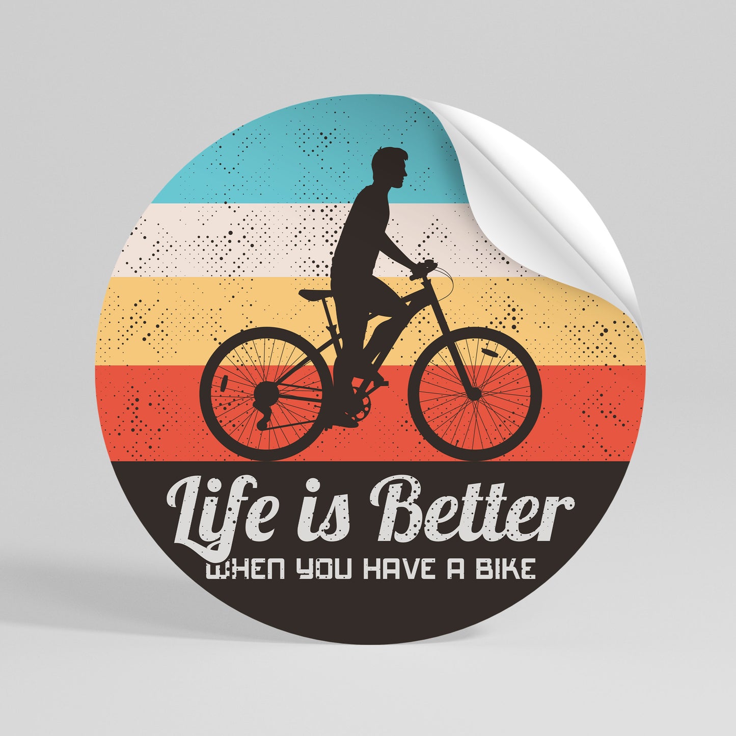 BETTER LIFE Kulatá samolepka