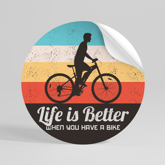 BETTER LIFE Kulatá samolepka