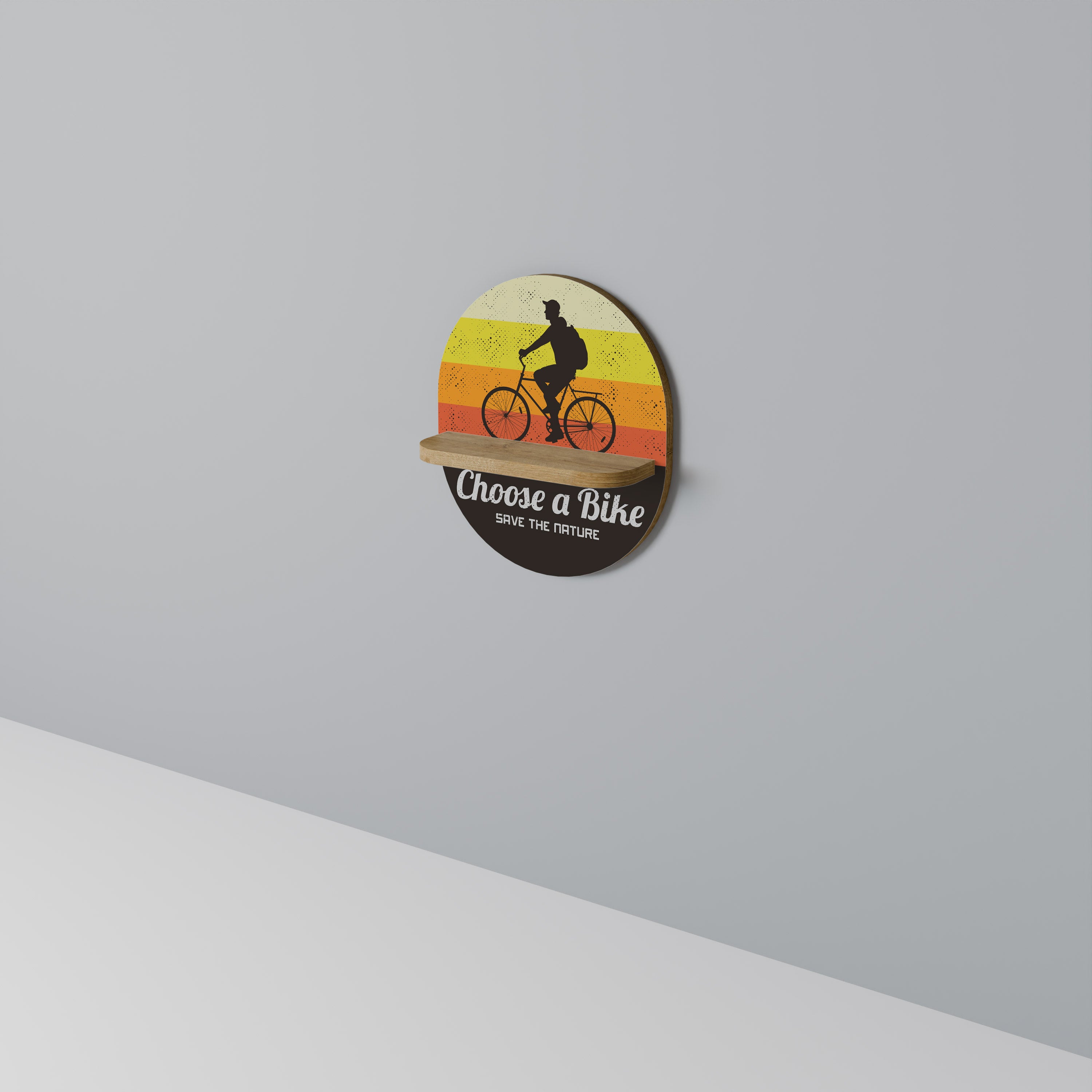 CHOOSE A BIKE Art Shelf