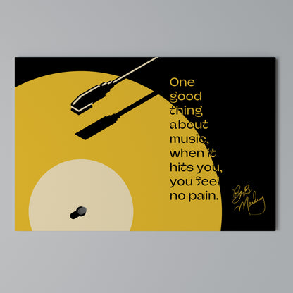 MUSIC - NO PAIN Horizontal Canvas Print