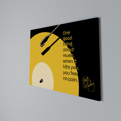 MUSIC - NO PAIN Horizontal Canvas Print