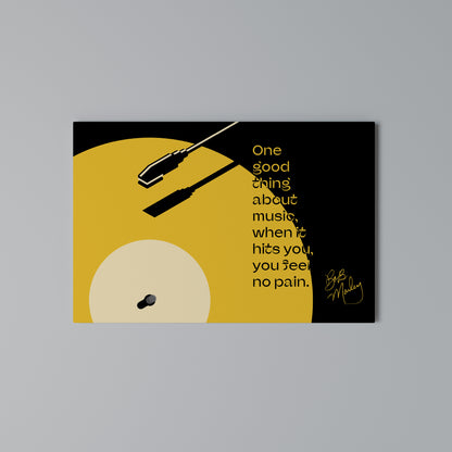 MUSIC - NO PAIN Horizontal Canvas Print