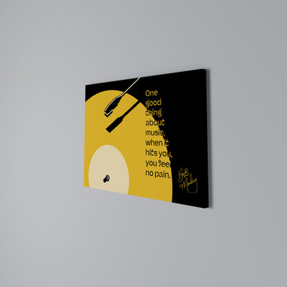 MUSIC - NO PAIN Horizontal Canvas Print